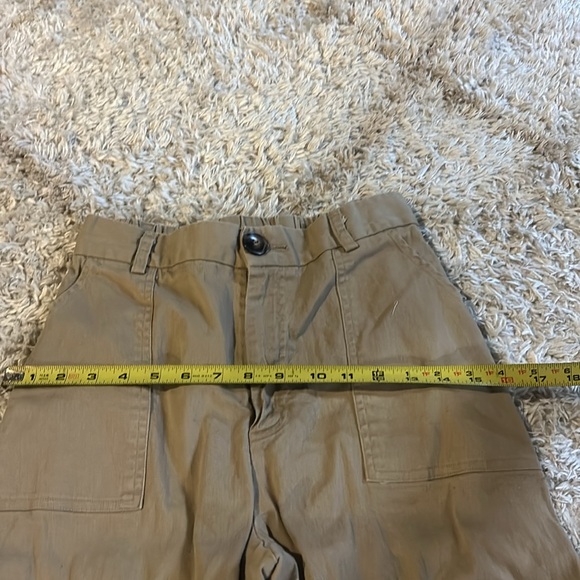 Khaki cargo style pants elastic ankles size medium EUC - Picture 15 of 16